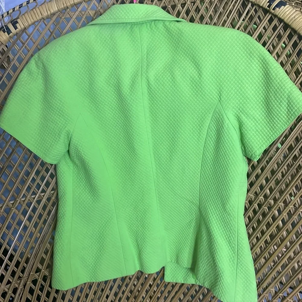 Lime Green Vintage Christian Dior Petite Jacket